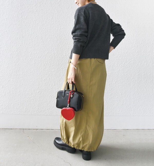 SHIPS for women「【WEB限定】〈手洗い可能〉スパンコール ロゴ ニット」|ニット・セーター|