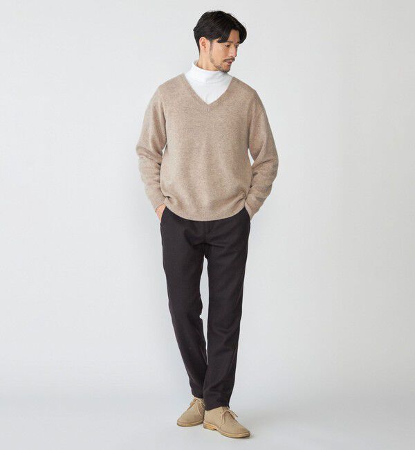 SHIPS「SHIPS:〈手洗い可能〉ソフト ウール Vネック ニット（アンサンブル対応）」|ニット・セーター|