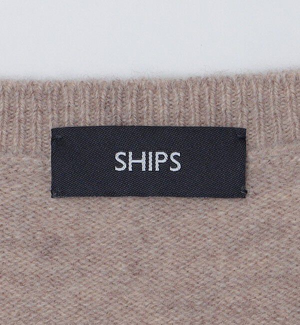 SHIPS「SHIPS:〈手洗い可能〉ソフト ウール Vネック ニット（アンサンブル対応）」|ニット・セーター|
