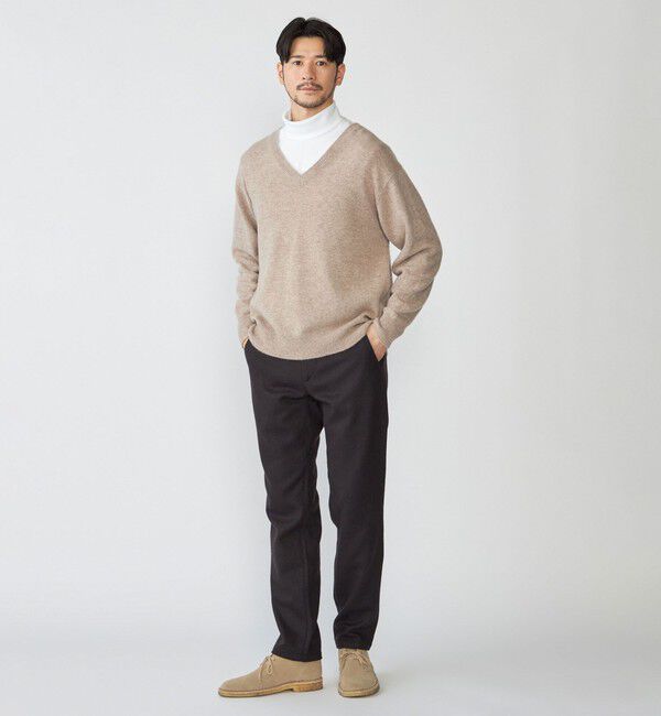 SHIPS「SHIPS:〈手洗い可能〉ソフト ウール Vネック ニット（アンサンブル対応）」|ニット・セーター|