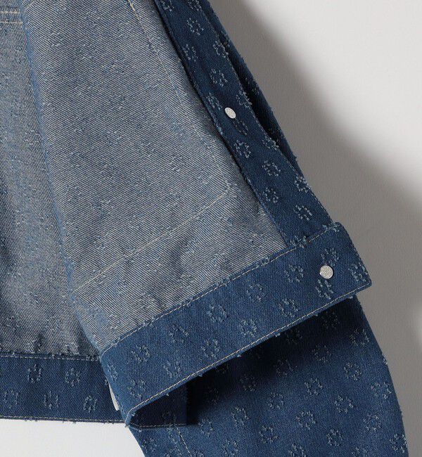 SHIPS any「bon_meur:〈洗濯機可能〉クラッシュ デニム ショート ジャケット」|デニムジャケット|