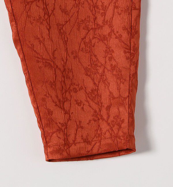 SHIPS any「SHIPS any:〈洗濯機可能〉サテン ジャカード テーパード イージー パンツ」|その他|