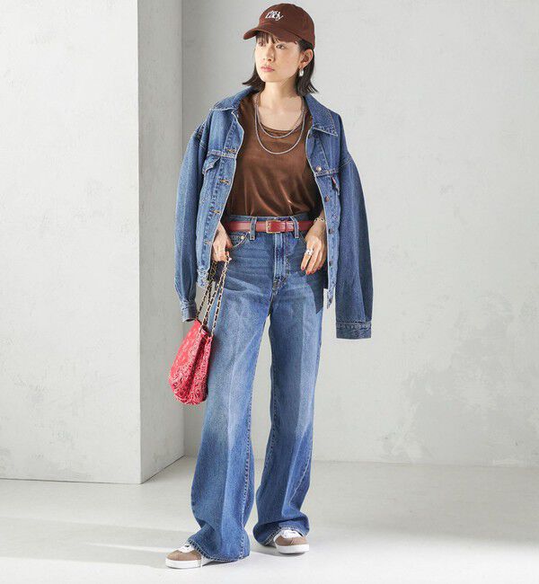 SHIPS for women「《追加予約》イタリアン レザー ゴールド バックル ベルト」|ベルト|