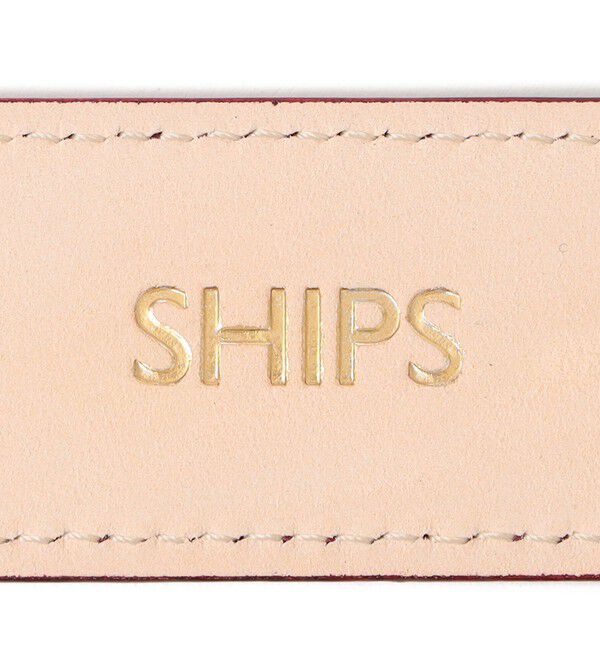 SHIPS for women「《追加予約》イタリアン レザー ゴールド バックル ベルト」|ベルト|