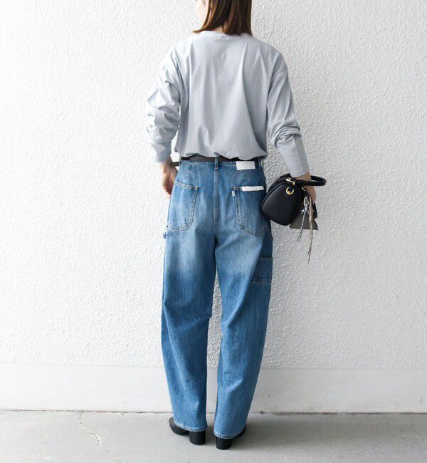 SHIPS any「【SHIPS any別注】MONMIMI:〈洗濯機可能〉ロゴ プリント ロンTEE 25AW」|Tシャツ・カットソー|