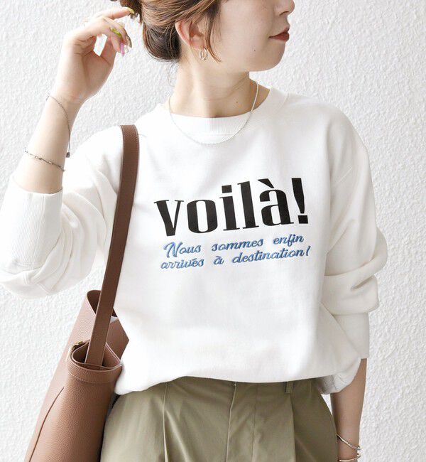 SHIPS any「【SHIPS any別注】La Hutte:〈洗濯機可能〉裏起毛 クルーネック スウェット 25AW」|スウェット・ジャージ|ホワイト