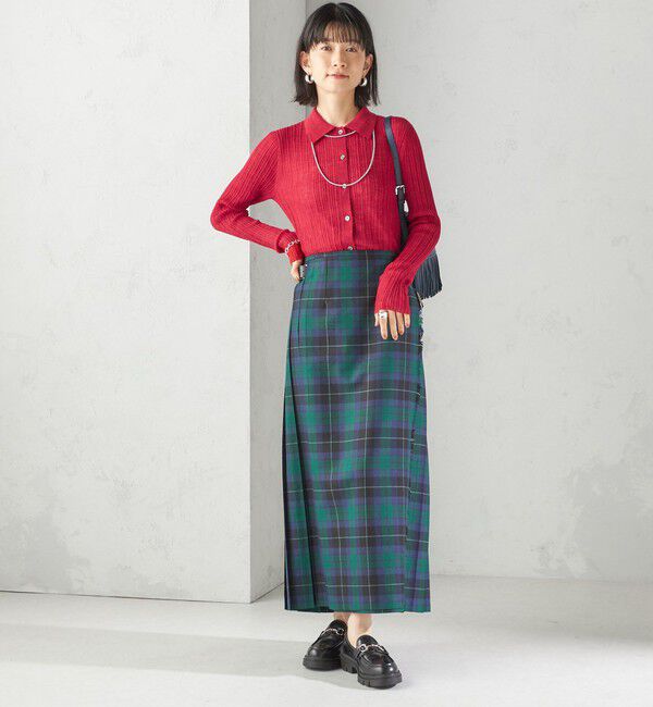 SHIPS for women「【SHIPS別注】O&rsquo;NEIL OF DUBLIN: 50th ANNIV チェック キルトスカート」|スカート|