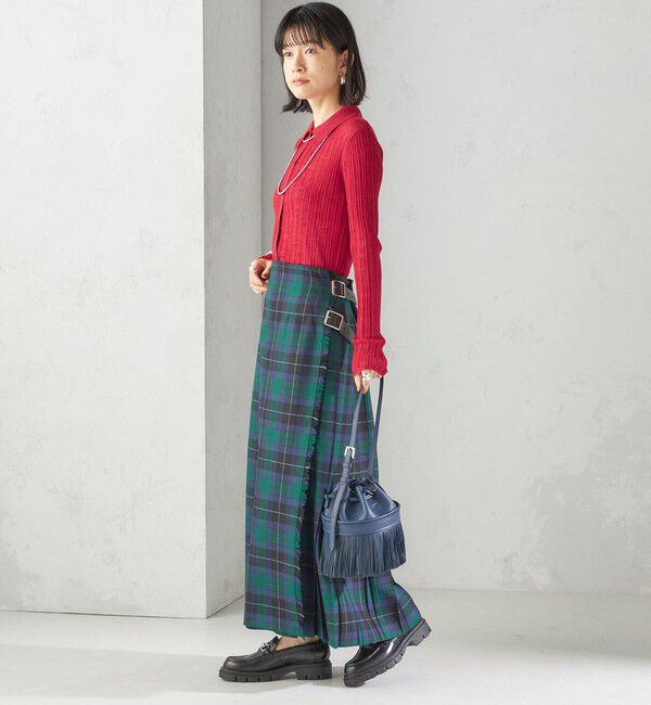 SHIPS for women「【SHIPS別注】O&rsquo;NEIL OF DUBLIN: 50th ANNIV チェック キルトスカート」|スカート|
