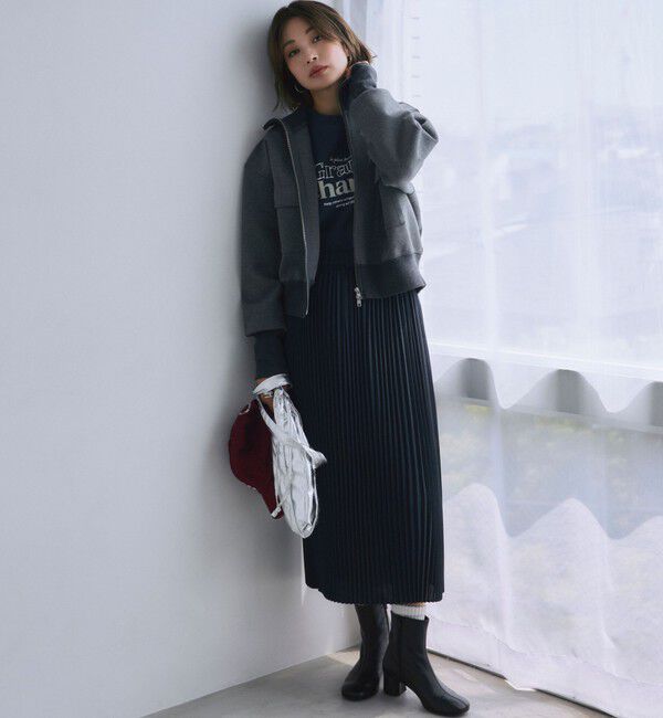 SHIPS for women「s.oyamadaコラボ:〈手洗い可能〉コットン エア ダンボール ブルゾン」|ブルゾン・スタジャン|