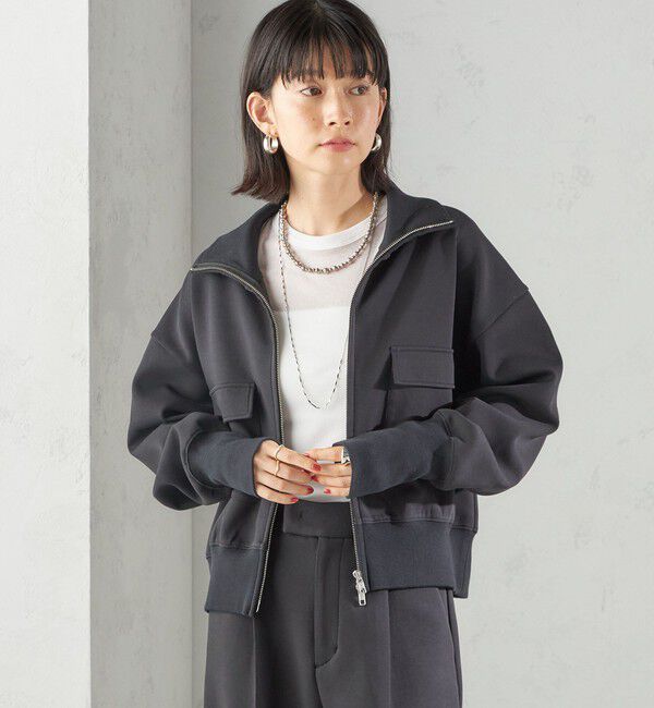 SHIPS for women「s.oyamadaコラボ:〈手洗い可能〉コットン エア ダンボール ブルゾン」|ブルゾン・スタジャン|