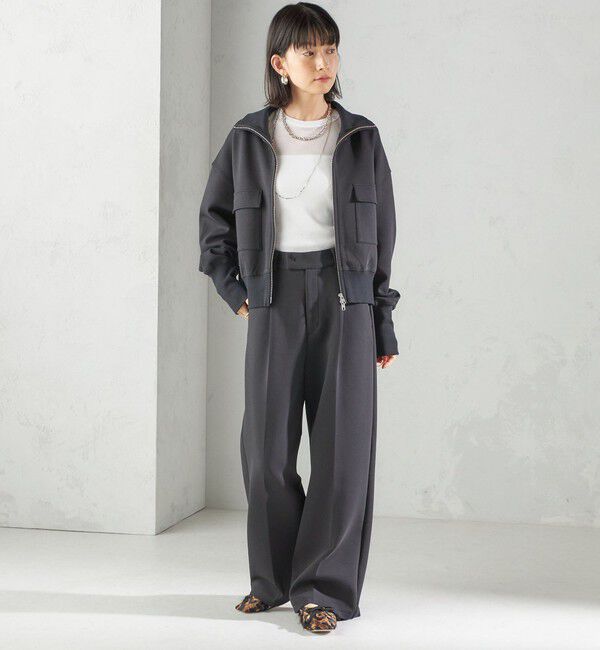 SHIPS for women「s.oyamadaコラボ:〈手洗い可能〉コットン エア ダンボール ブルゾン」|ブルゾン・スタジャン|