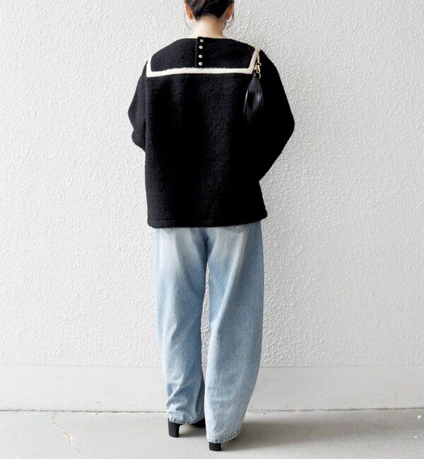 SHIPS any「SHIPS any: バイカラー セーラー デザイン プルオーバー」|Tシャツ・カットソー|