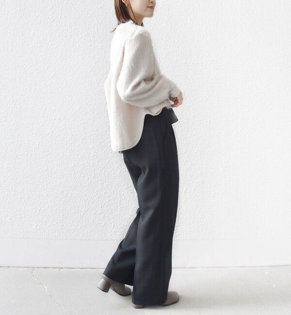 SHIPS for women「【WEB限定】〈手洗い可能〉バルフィー ロング シャギー ボトルネック プルオーバー」|ニット・セーター|