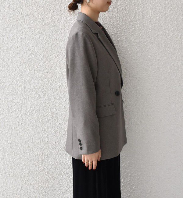 SHIPS Colors 「SHIPS Colors:ウールライク ダブルボタン ジャケット2（セットアップ対応可能）◇」|テーラードジャケット|