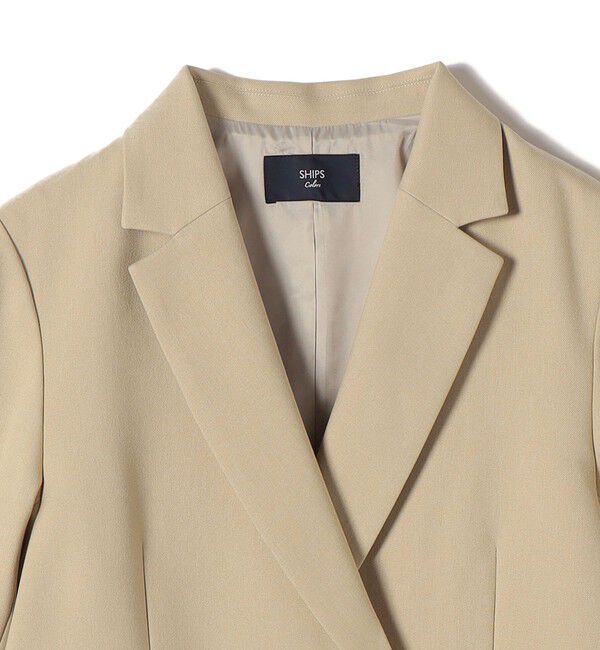 SHIPS Colors 「SHIPS Colors:ウールライク ダブルボタン ジャケット2（セットアップ対応可能）◇」|テーラードジャケット|