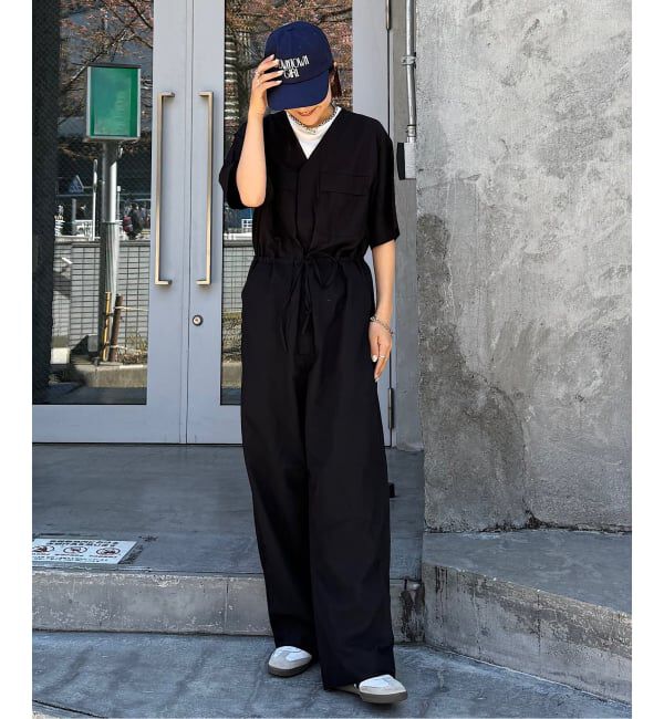 OUTDOOR PRODUCTS Usual Things「追加2 ダブルポケットVネックオールインワン」|オールインワン|