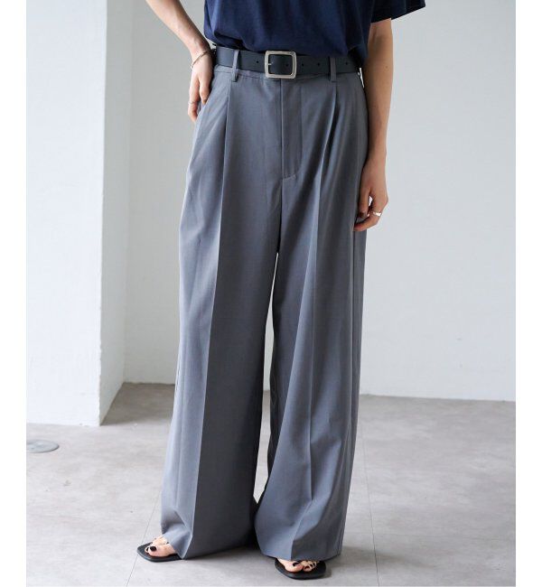 OUTDOOR PRODUCTS Usual Things「追加 PEトロピカルバックゴムスラックス」|スラックス|グレー