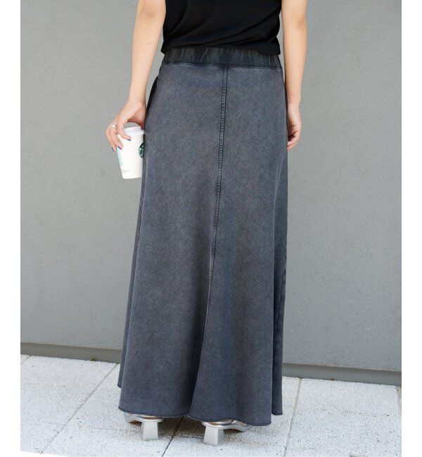 OUTDOOR PRODUCTS Usual Things「ピグメントコットンミニ裏毛ロングスカート」|スカート|