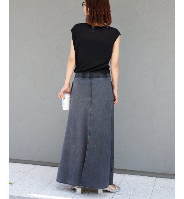 OUTDOOR PRODUCTS Usual Things「ピグメントコットンミニ裏毛ロングスカート」|スカート|