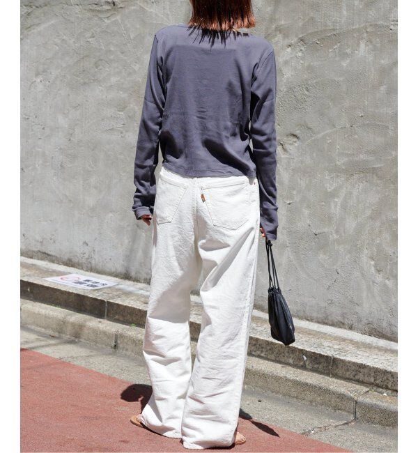 OUTDOOR PRODUCTS Usual Things「追加3 ULTライトデニムハイライズルーズ5PKT」|デニム|