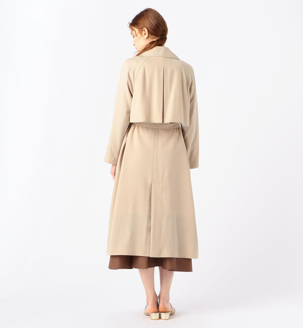 Ballsey「ウールギャバジン ガウンコート」|トレンチコート|