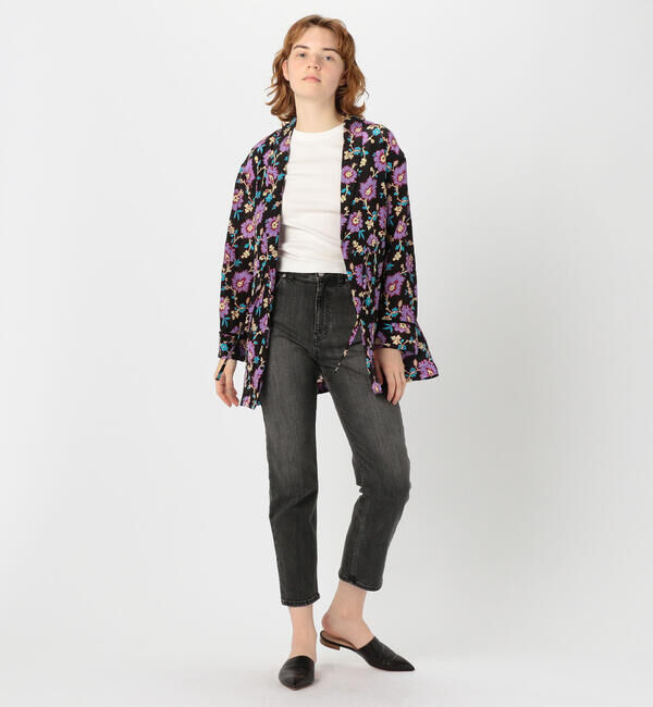 SOULEIADO「レーヨンプリント ショールカラージャケット」|その他|