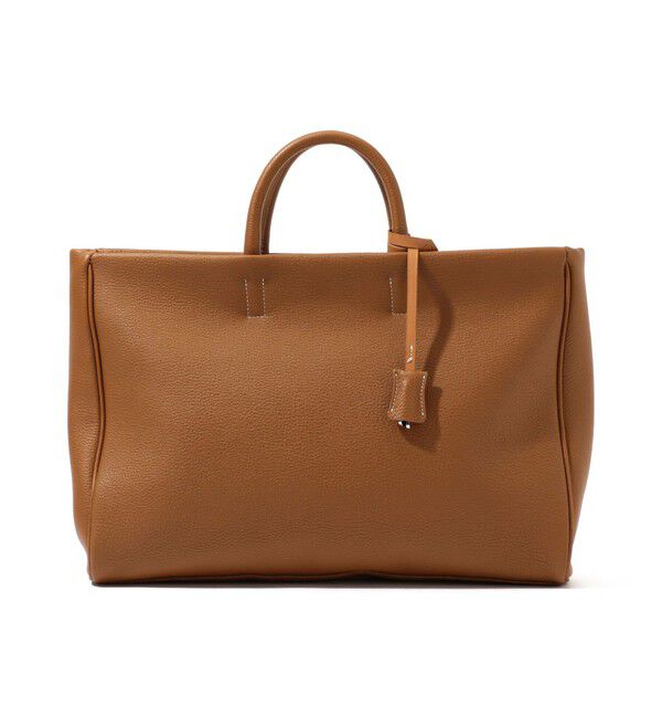 TOMORROWLAND GOODS「【別注】A&times;TOMORROWLAND シュリンクレザーブリーフトートバッグ」|トートバッグ|43 ベージュ