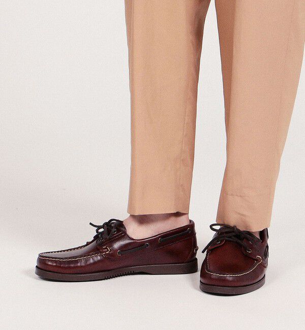 TOMORROWLAND GOODS「Paraboot BARTH レザー デッキシューズ」|デッキシューズ|