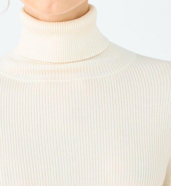 Ballsey「スーパーエクストラファインウールリブ タートルネックプルオーバー」|ニット・セーター|