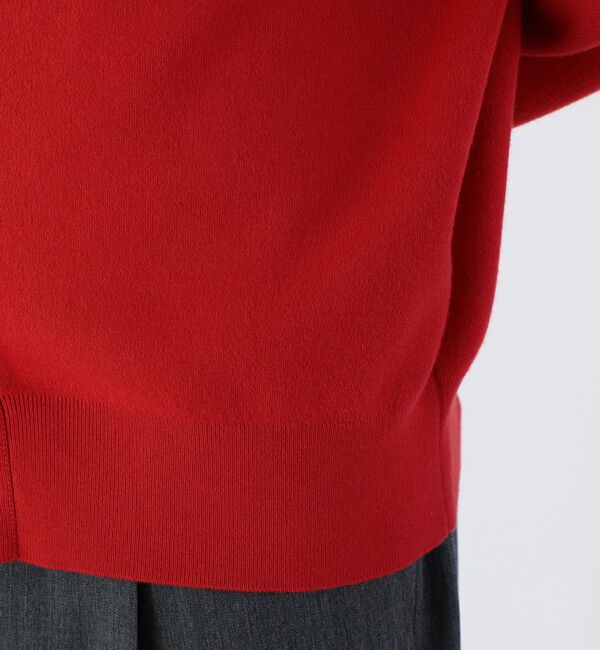 CABaN「CABaN コットンカシミヤ ポケットクルーネックカーディガン」|ニット・セーター|