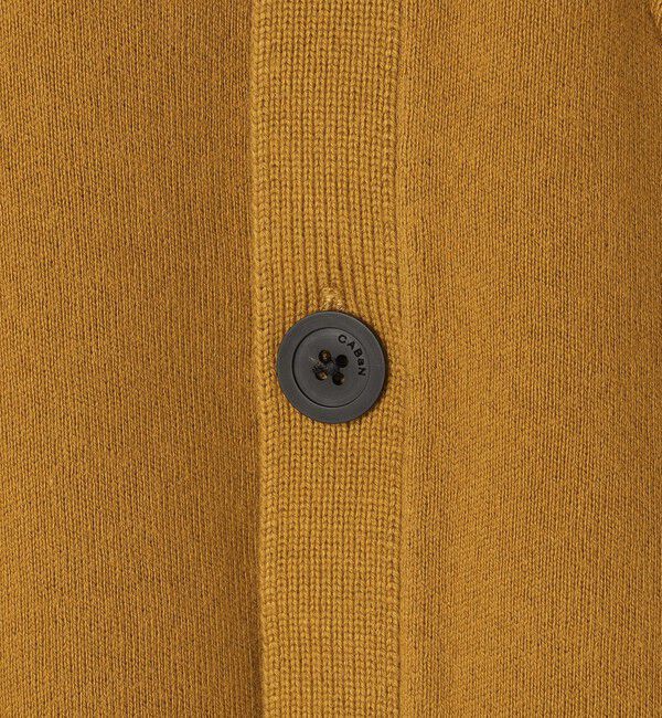 CABaN「CABaN コットンカシミヤ ポケットクルーネックカーディガン」|ニット・セーター|