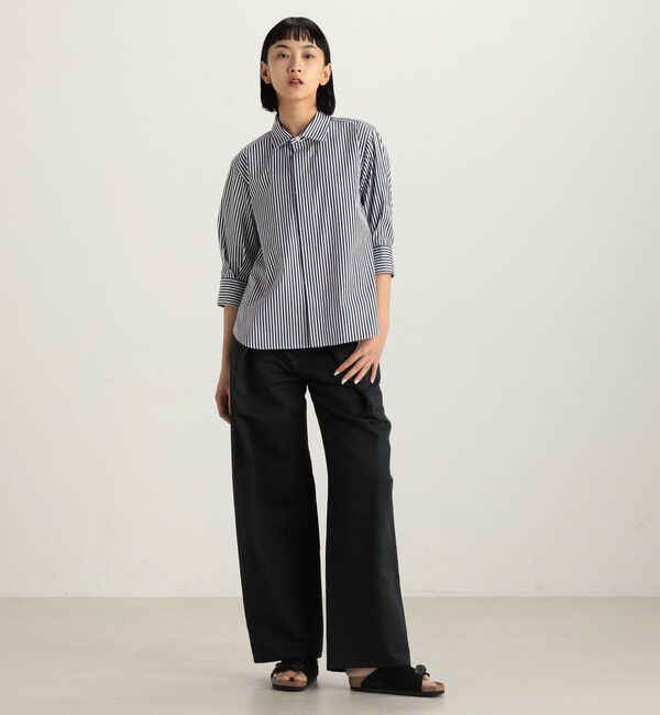 Edition「コットンリネン タックバギーパンツ」|その他|