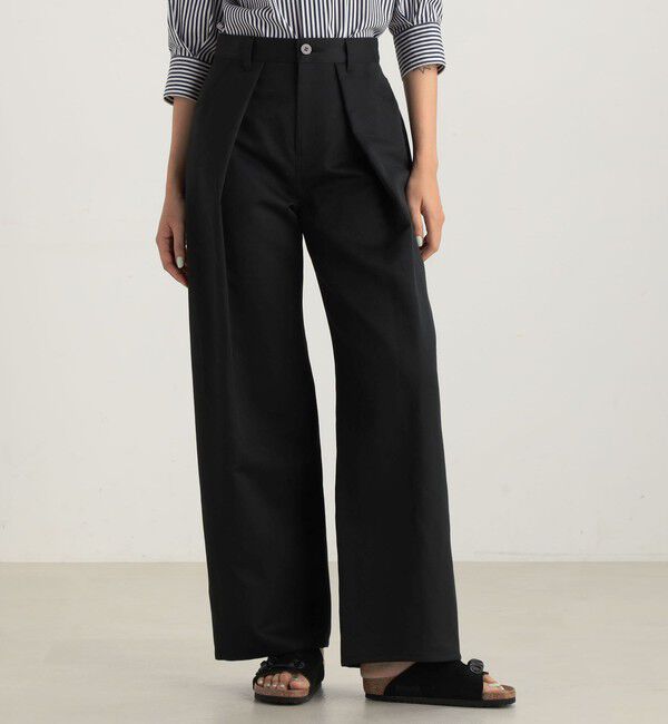 Edition「コットンリネン タックバギーパンツ」|その他|