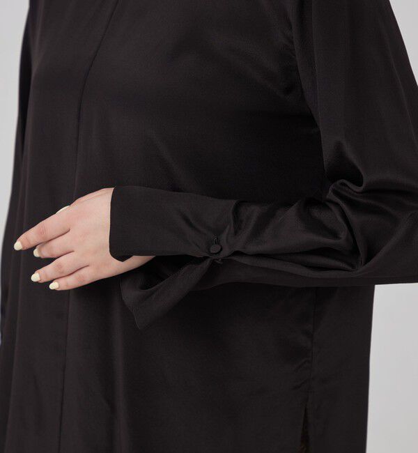 Ballsey「Cherie スクエア＆Vネックフロンタブルブラウス」|シャツ・ブラウス|