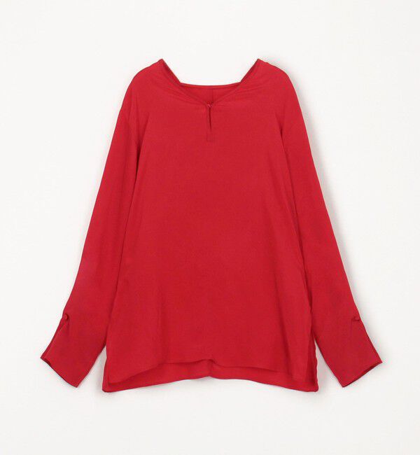 Ballsey「Cherie スクエア＆Vネックフロンタブルブラウス」|シャツ・ブラウス|