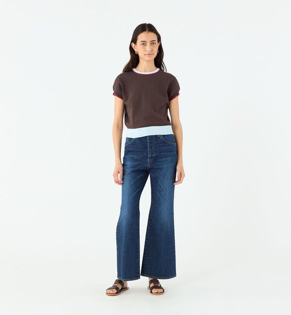 MACPHEE「ドライコットン フレンチスリーブプルオーバー」|ニット・セーター|