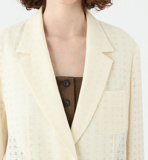 Ballsey「シアーオーバル テーラードジャケット」|テーラードジャケット|