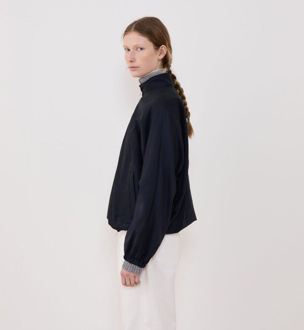 GALERIE VIE「ナイロンシルクタフタ トラックジャケット」|ブルゾン・スタジャン|