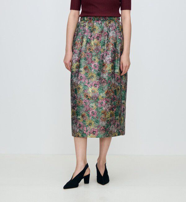 TOMORROWLAND collection「フラワーガーデン コクーンスカート」|スカート|