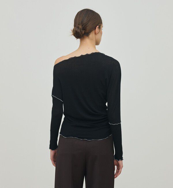 DES PRES「コットンジャージー ツイストプルオーバー」|Tシャツ・カットソー|