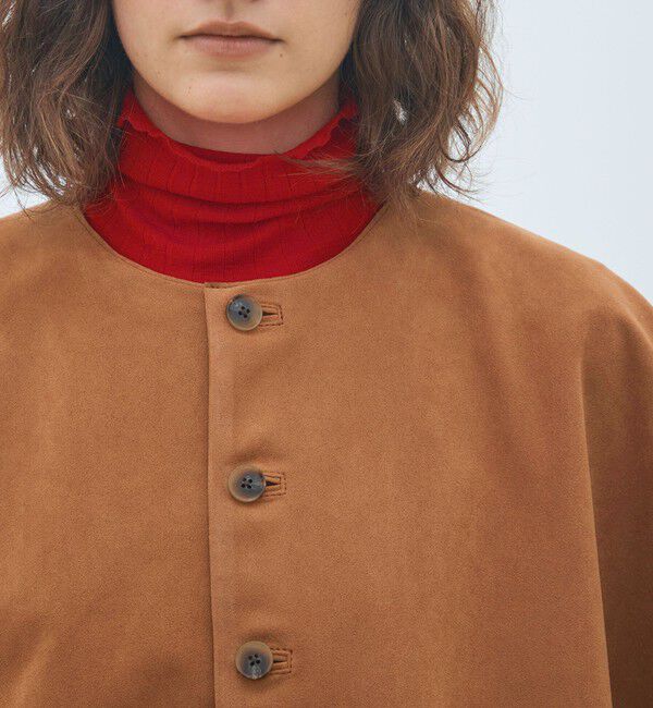 MACPHEE「フェイクスエード ショートケープ」|その他|