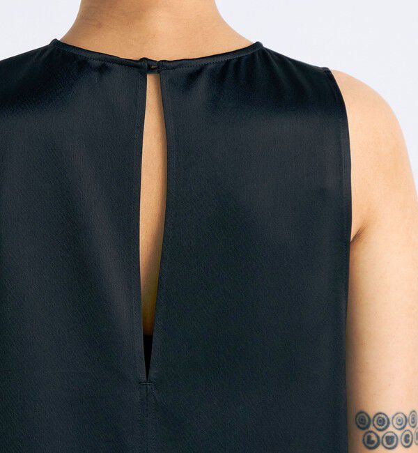 Edition「ワッシャーサテン ノースリーブワンピース」|ワンピース|