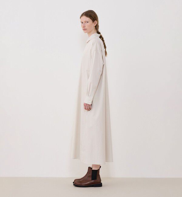 GALERIE VIE「スムースドライコットン バックタックシャツワンピース」|ワンピース|