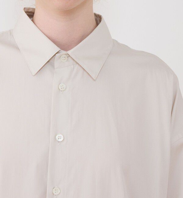 GALERIE VIE「スムースドライコットン バックタックシャツワンピース」|ワンピース|