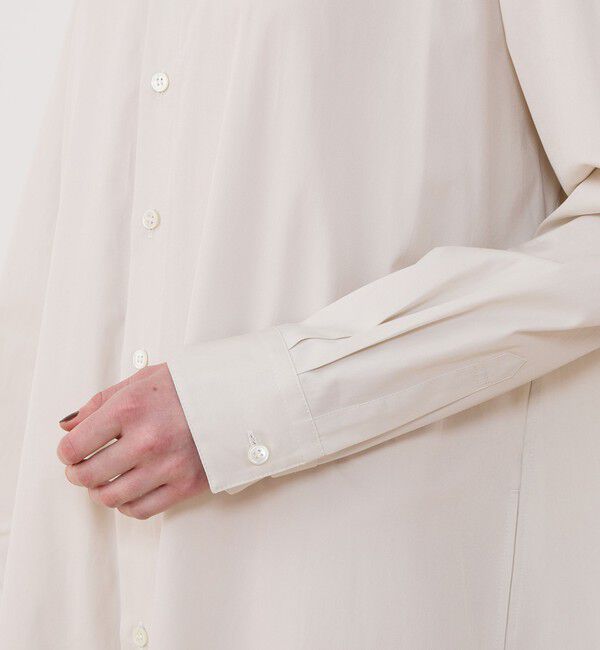 GALERIE VIE「スムースドライコットン バックタックシャツワンピース」|ワンピース|
