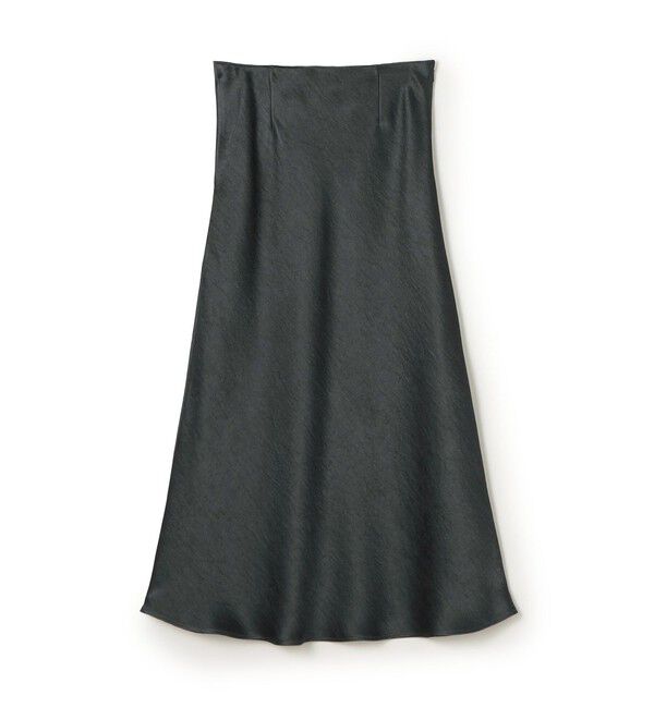 Ballsey「グリッツィーサテン マーメイドスカート」|フレア|17 ダークグレー