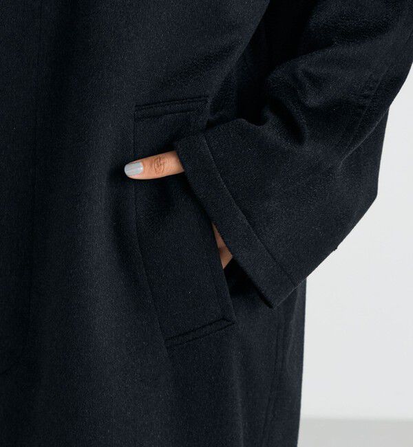 Edition「BRESCHI カシミヤ ロングコート」|ステンカラーコート|