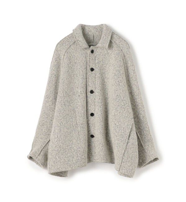 GALERIE VIE「シープジャージー ラグランスリーブブルゾン」|ブルゾン・スタジャン|13 ライトグレー