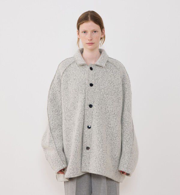 GALERIE VIE「シープジャージー ラグランスリーブブルゾン」|ブルゾン・スタジャン|