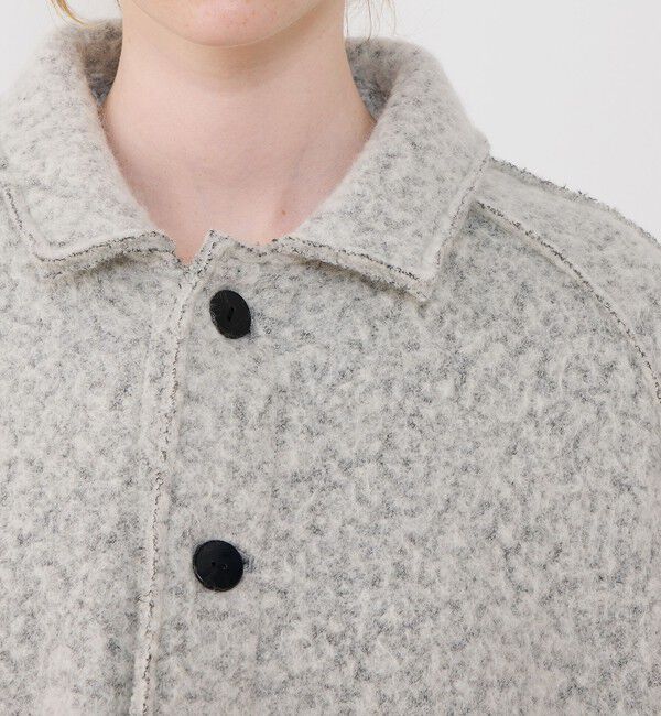 GALERIE VIE「シープジャージー ラグランスリーブブルゾン」|ブルゾン・スタジャン|